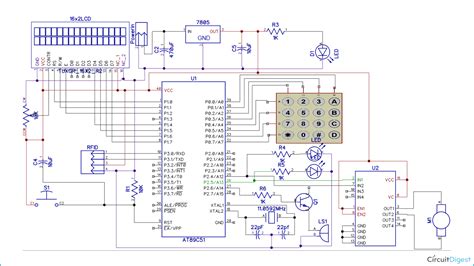 rfid based security system using 8051 microcontroller|rfid door access control system.